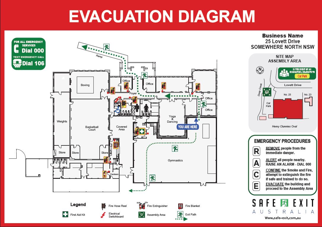 Evacuation Diagrams